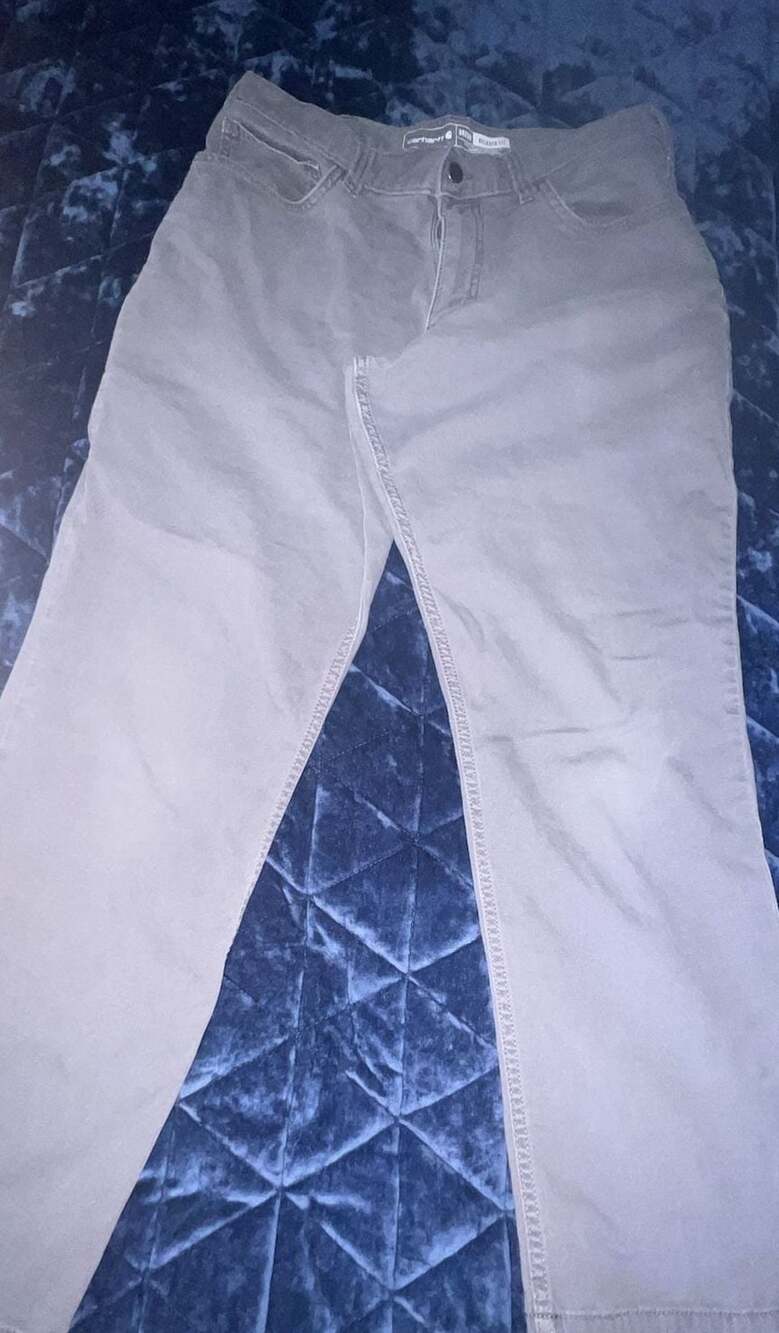 Carhartt Relaxed Fit Utility Pants Gray Size 34x30